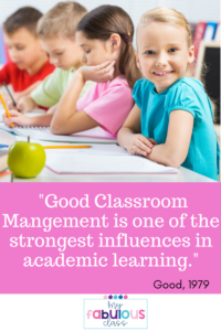 Positive Classroom Management - My Fabulous Class