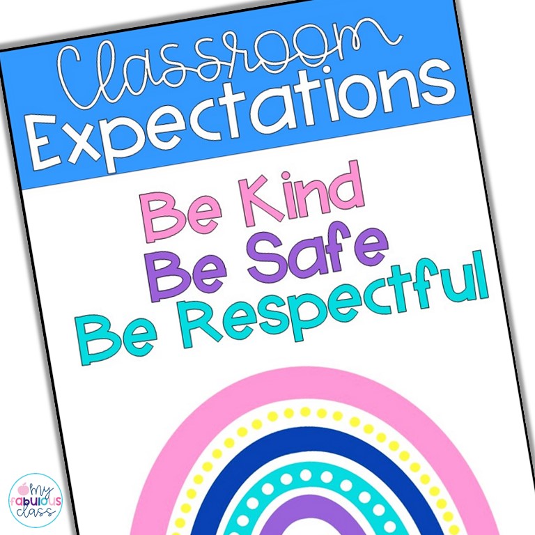 Classroom Expectations My Fabulous Class